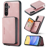 JEEHOOD Magnetic Zipper Horizontal Flip Leather Phone Case
