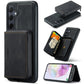 JEEHOOD Magnetic Zipper Horizontal Flip Leather Phone Case