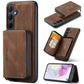 JEEHOOD Magnetic Zipper Horizontal Flip Leather Phone Case