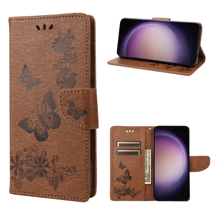 Butterfly Embossed Horizontal Flip Leather Phone Case