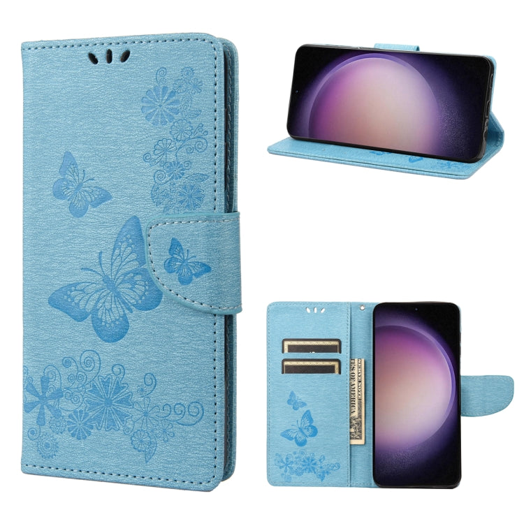 Butterfly Embossed Horizontal Flip Leather Phone Case