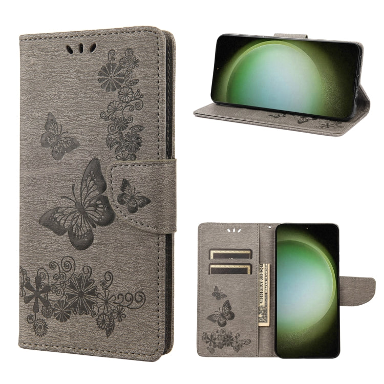 Butterfly Embossed Horizontal Flip Leather Phone Case
