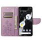 Butterfly Flower Pattern Flip Leather Phone Case