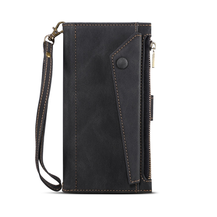 Retro Frosted RFID Flip Leather Phone Case