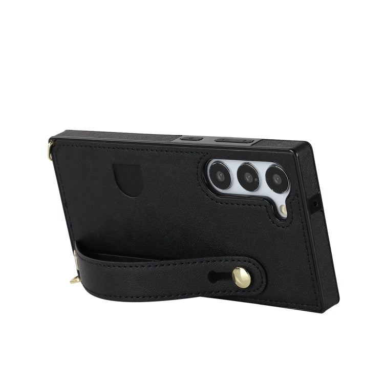 Cross-body Wristband Holder Square Phone Case