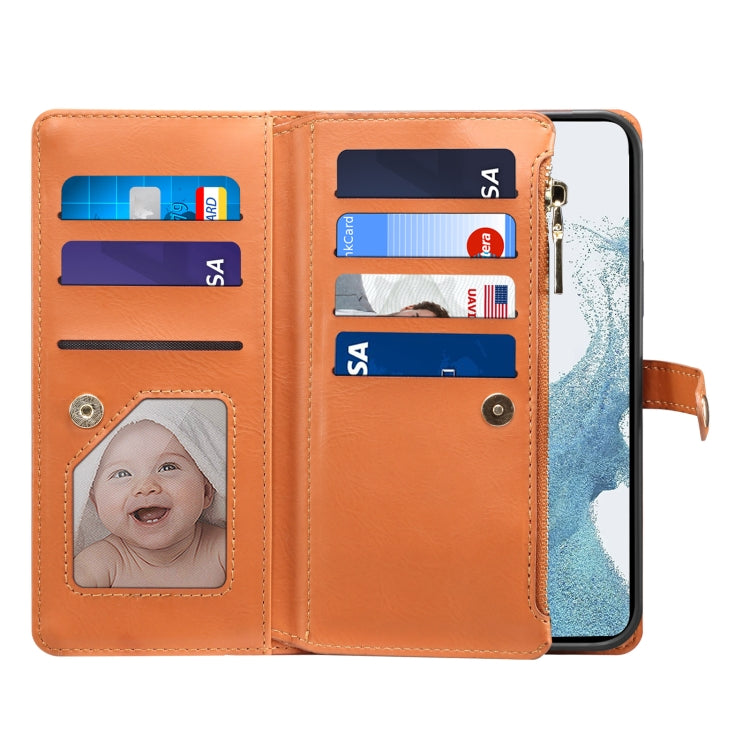 ESEBLE Star Series Lanyard Zipper Wallet RFID Leather Case