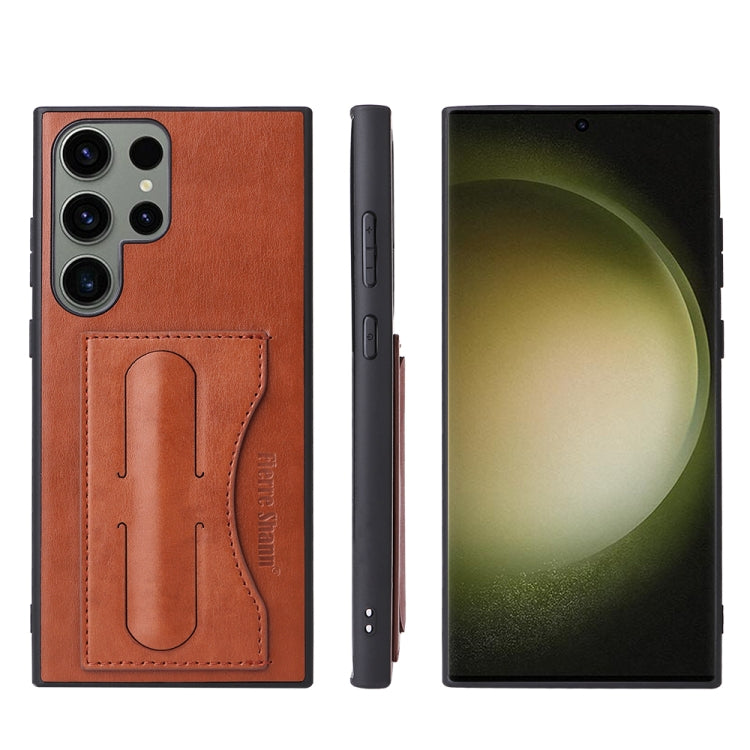 Fierre Shann Full Coverage Protective Leather Phone Case