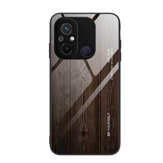 Wood Grain Glass Phone Case