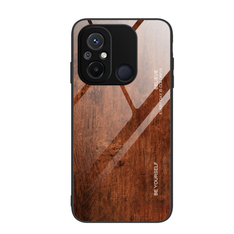 Wood Grain Glass Phone Case