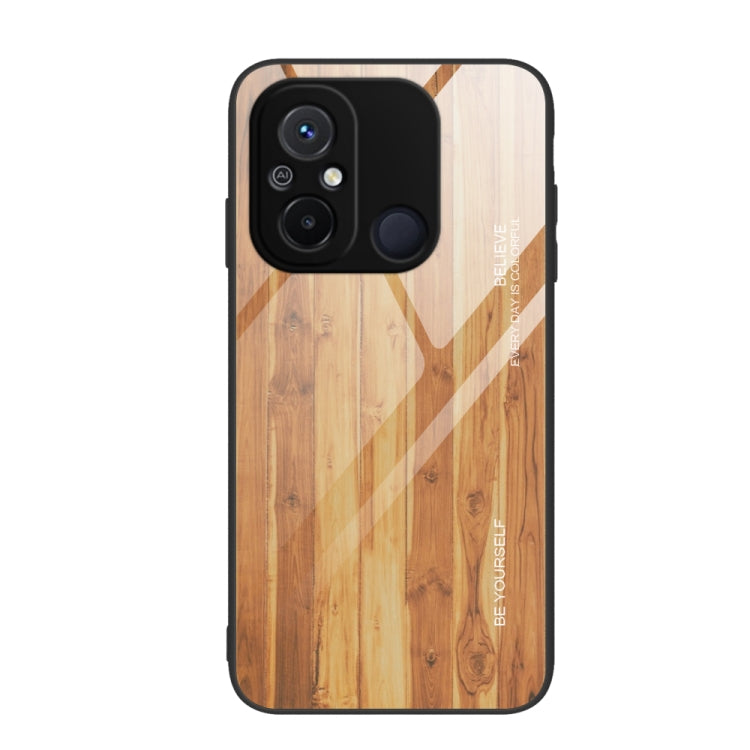 Wood Grain Glass Phone Case