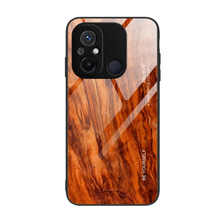 Wood Grain Glass Phone Case