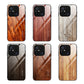 Wood Grain Glass Phone Case