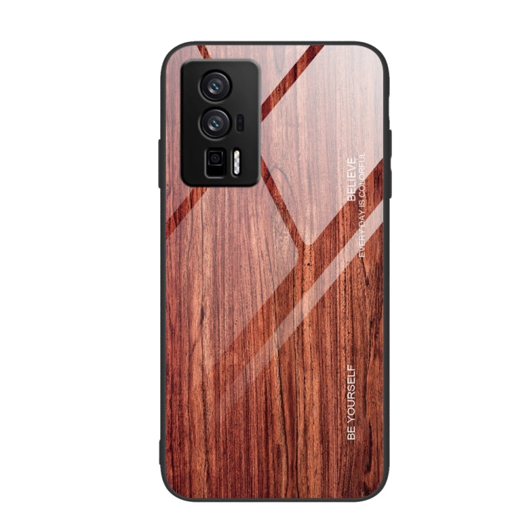 Wood Grain Glass Phone Case