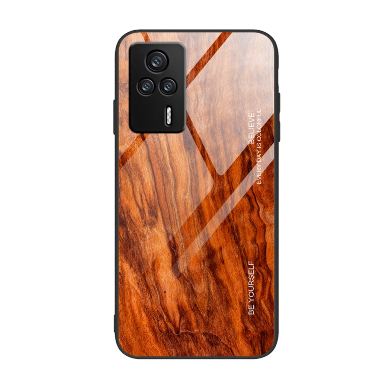 Wood Grain Glass Phone Case