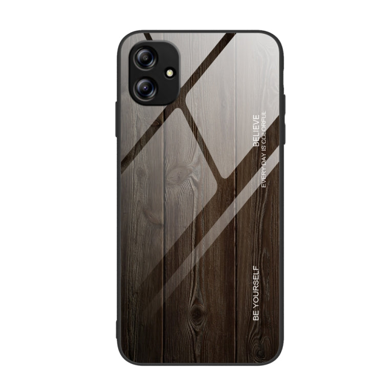 Wood Grain Glass Phone Case