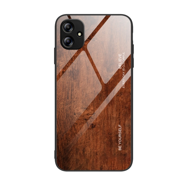 Wood Grain Glass Phone Case