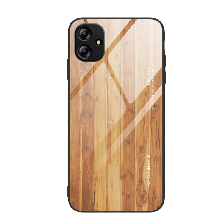 Wood Grain Glass Phone Case