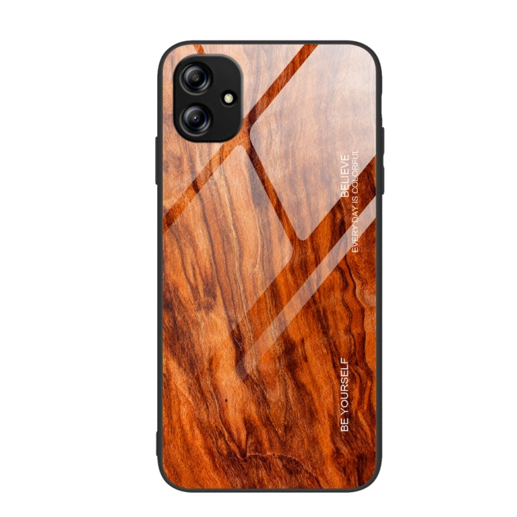Wood Grain Glass Phone Case