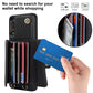 RFID Card Slot Leather Phone Case with Long Lanyard