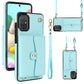 RFID Card Slot Leather Phone Case with Long Lanyard