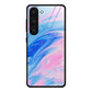 Marble Pattern Glass Phone Case