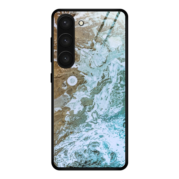 Marble Pattern Glass Phone Case