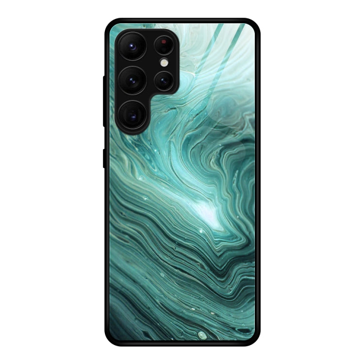 Marble Pattern Glass Phone Case