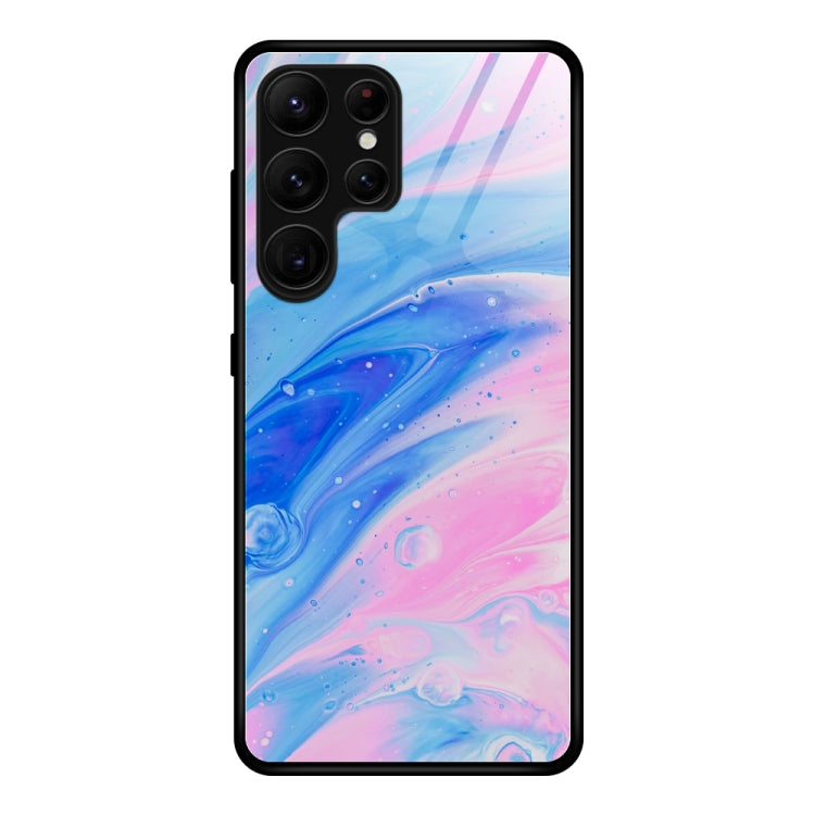 Marble Pattern Glass Phone Case