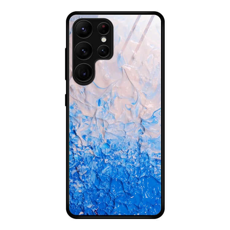 Marble Pattern Glass Phone Case