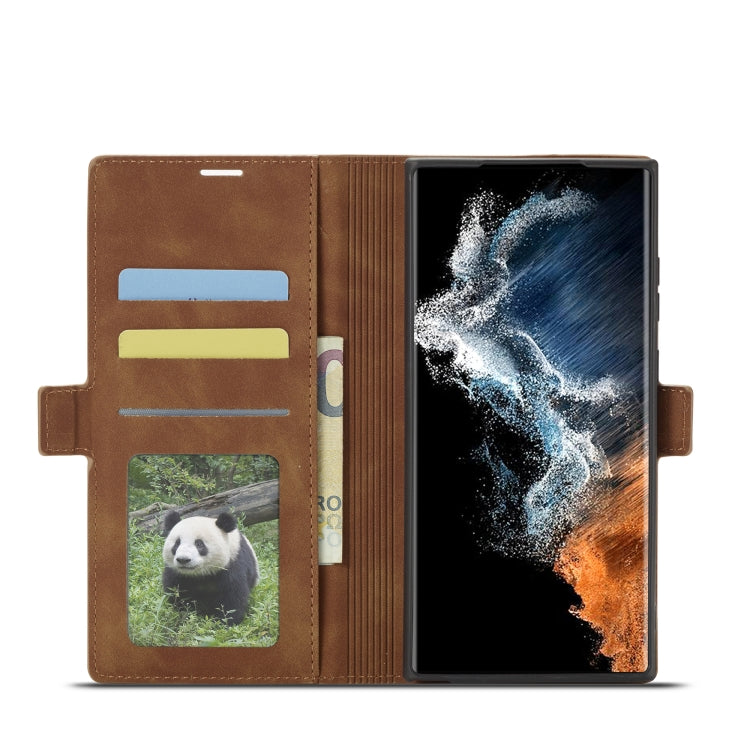 Forwenw Dream Series Oil Edge Strong Magnetism Leather Phone Case