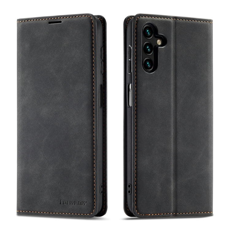 Forwenw Dream Series Oil Edge Strong Magnetism Leather Phone Case