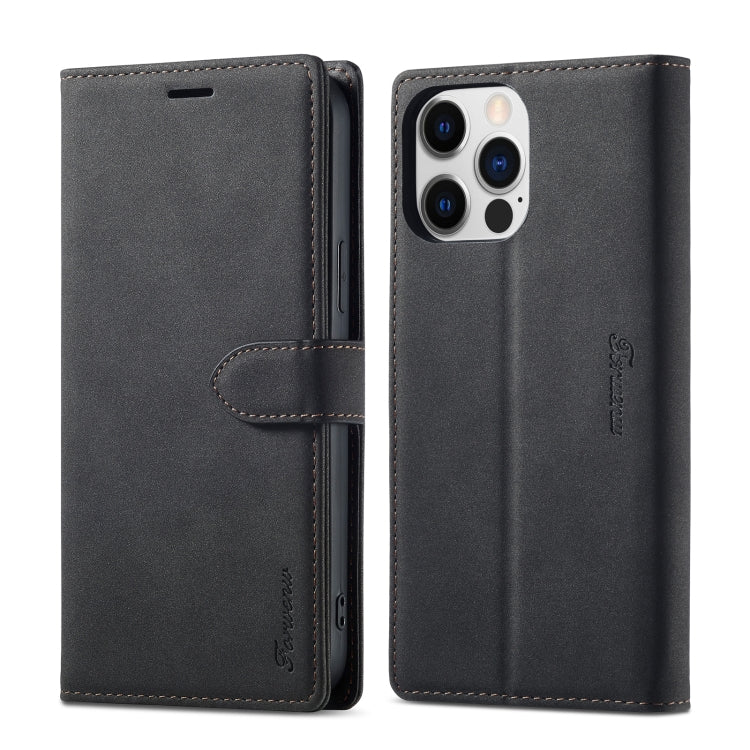 Forwenw F1 Series Matte Strong Magnetism Leather Phone Case