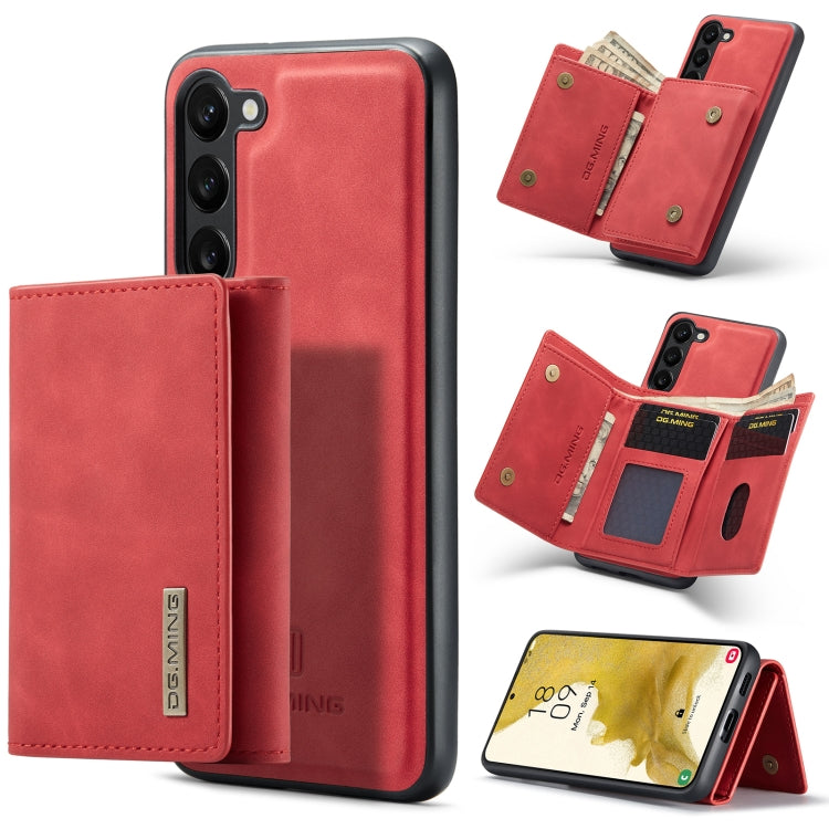 DG.MING M1 Series 3-Fold Multi Card Wallet + Magnetic Phone Case