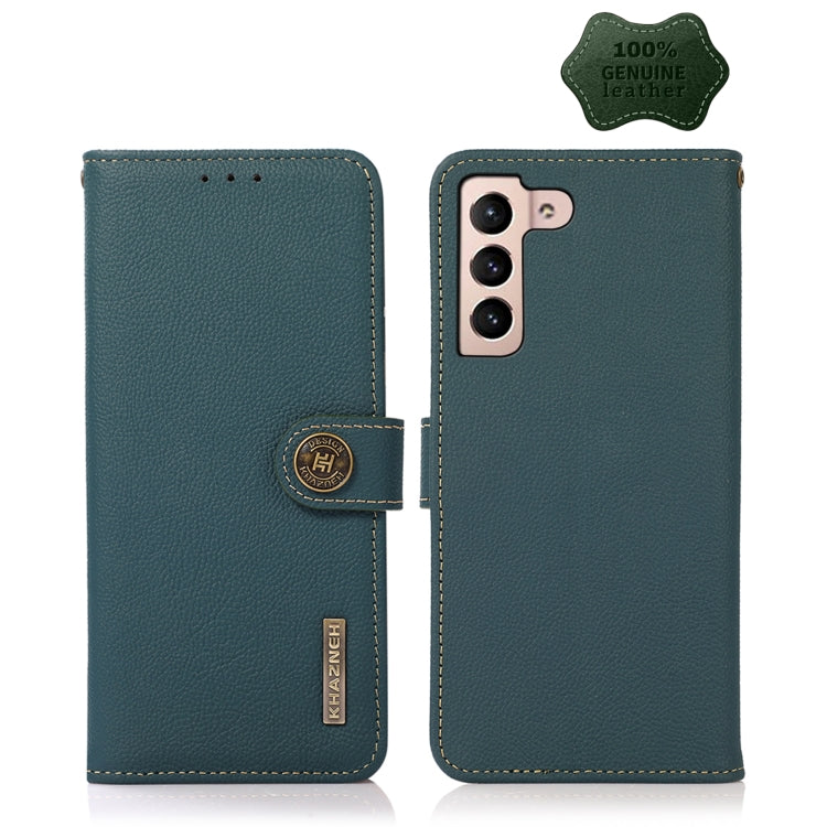 KHAZNEH Custer Genuine Leather RFID Phone Case