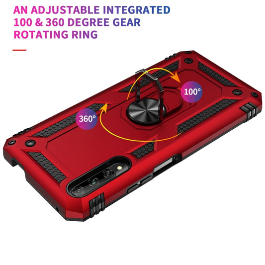 Shockproof TPU + PC Protective Case with 360 Degree Rotating Holder, For Galaxy A70e, For Huawei Y9s