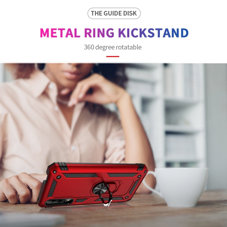 Shockproof TPU + PC Protective Case with 360 Degree Rotating Holder, For Galaxy A70e, For Huawei Y9s