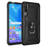 Shockproof TPU + PC Protective Case with 360 Degree Rotating Holder, For Galaxy A70e, For Huawei Y9s