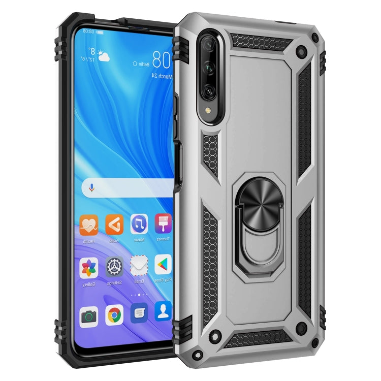 Shockproof TPU + PC Protective Case with 360 Degree Rotating Holder, For Galaxy A70e, For Huawei Y9s