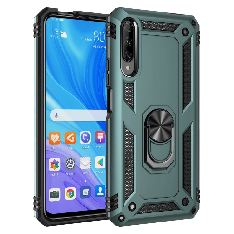 Shockproof TPU + PC Protective Case with 360 Degree Rotating Holder, For Galaxy A70e, For Huawei Y9s