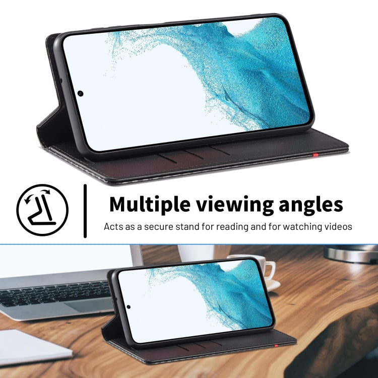 LC.IMEEKE Carbon Fiber Leather Phone Case