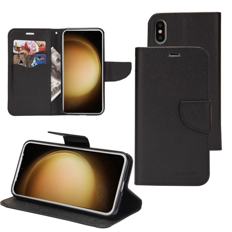 Mercury Contrast Color Splicing Leather Phone Case