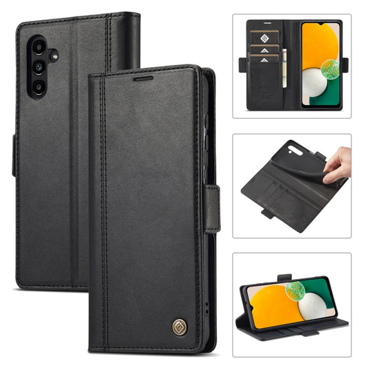 LC.IMEEKE Card Slots Skin Feeling Leather Phone Case
