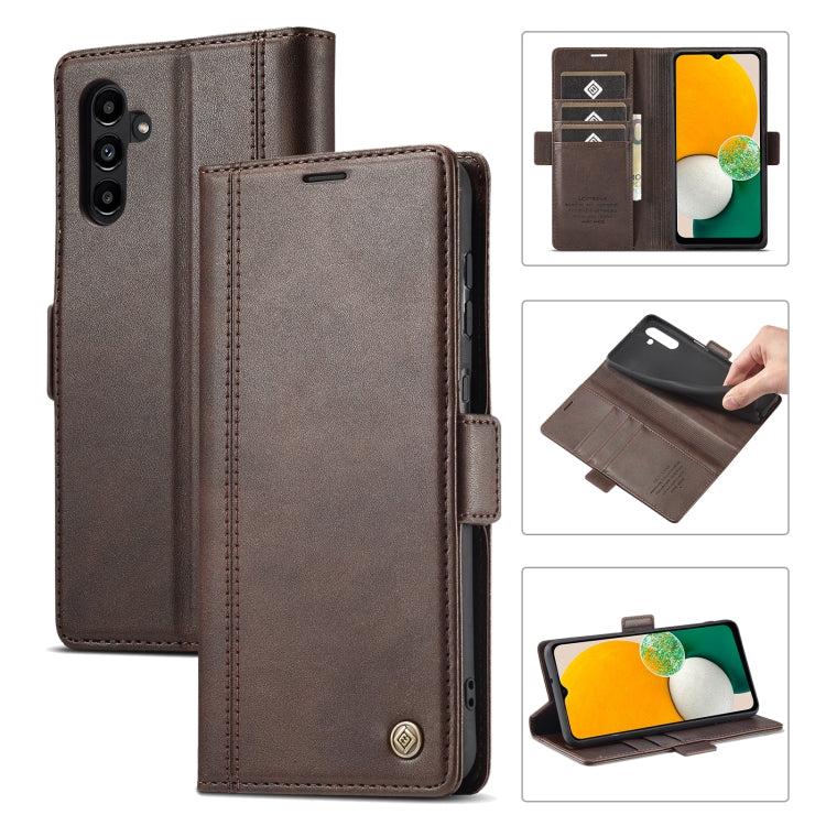 LC.IMEEKE Card Slots Skin Feeling Leather Phone Case