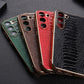 Genuine Leather Weilai Series Nano Electroplating Phone Case