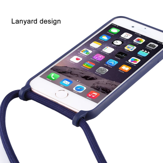 Candy Color TPU Protective Case with Lanyard, For iPhone 6s / 6, For iPhone 6s Plus / 6 Plus, For iPhone 8 / 7, For iPhone XS / X, For iPhone XS Max, For iPhone XR