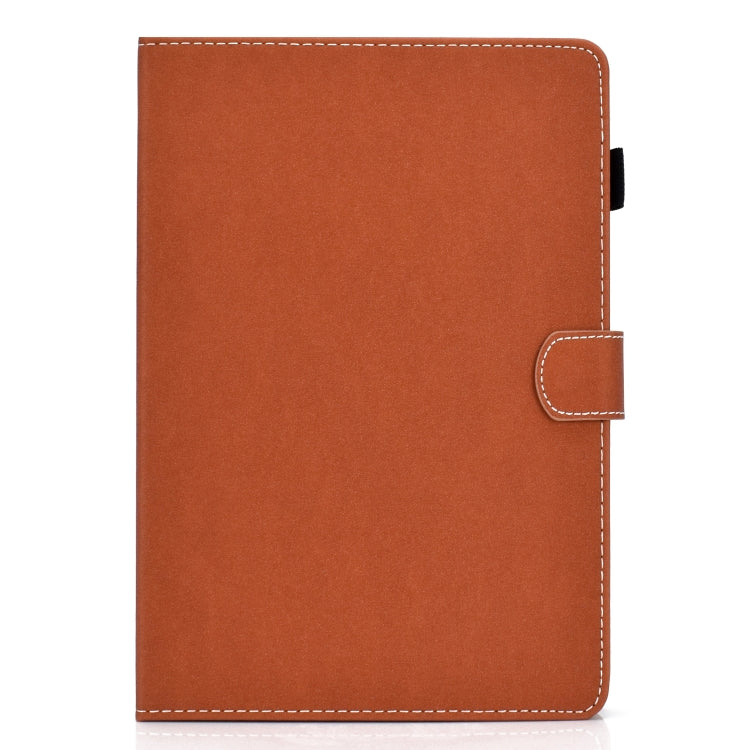 Solid Color Tablet PC Universal Magnetic Horizontal Flip Leather Case with Card Slots & Holder, For Galaxy Tab S5e T720