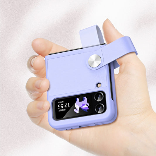 Hand Strap Type Leather Phone Case