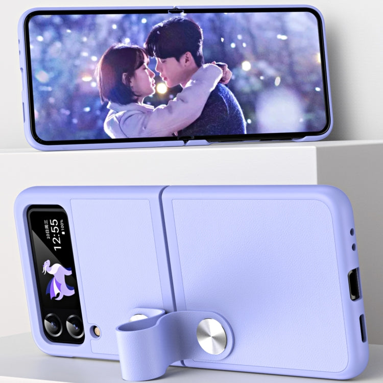 Hand Strap Type Leather Phone Case