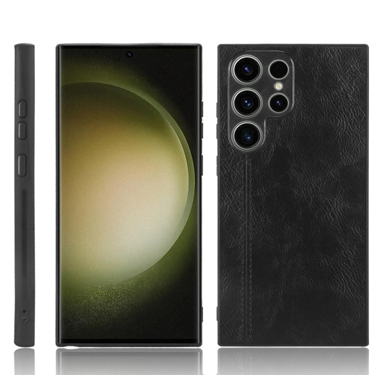 Sewing Cow Pattern Skin PC + PU + TPU Phone Case