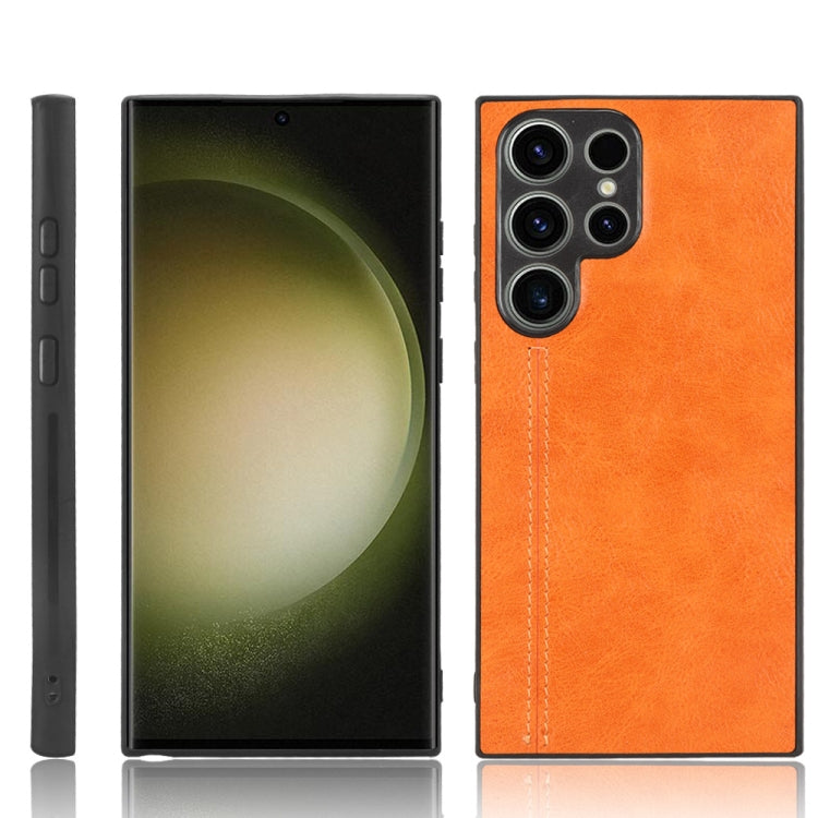 Sewing Cow Pattern Skin PC + PU + TPU Phone Case